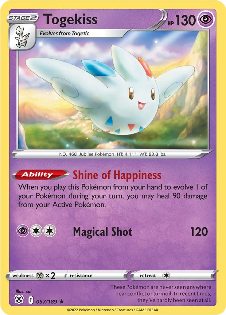 Togekiss (057/189) [Sword & Shield: Astral Radiance] | Chromatic Games