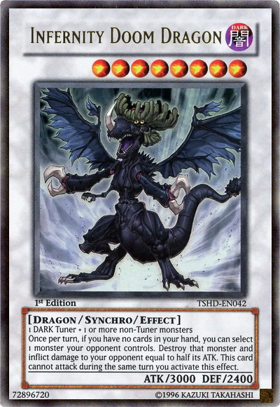 Infernity Doom Dragon [TSHD-EN042] Ultra Rare | Chromatic Games