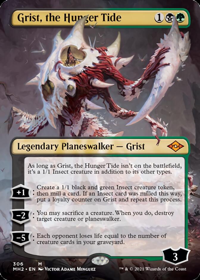 Grist, the Hunger Tide (Borderless) [Modern Horizons 2] | Chromatic Games