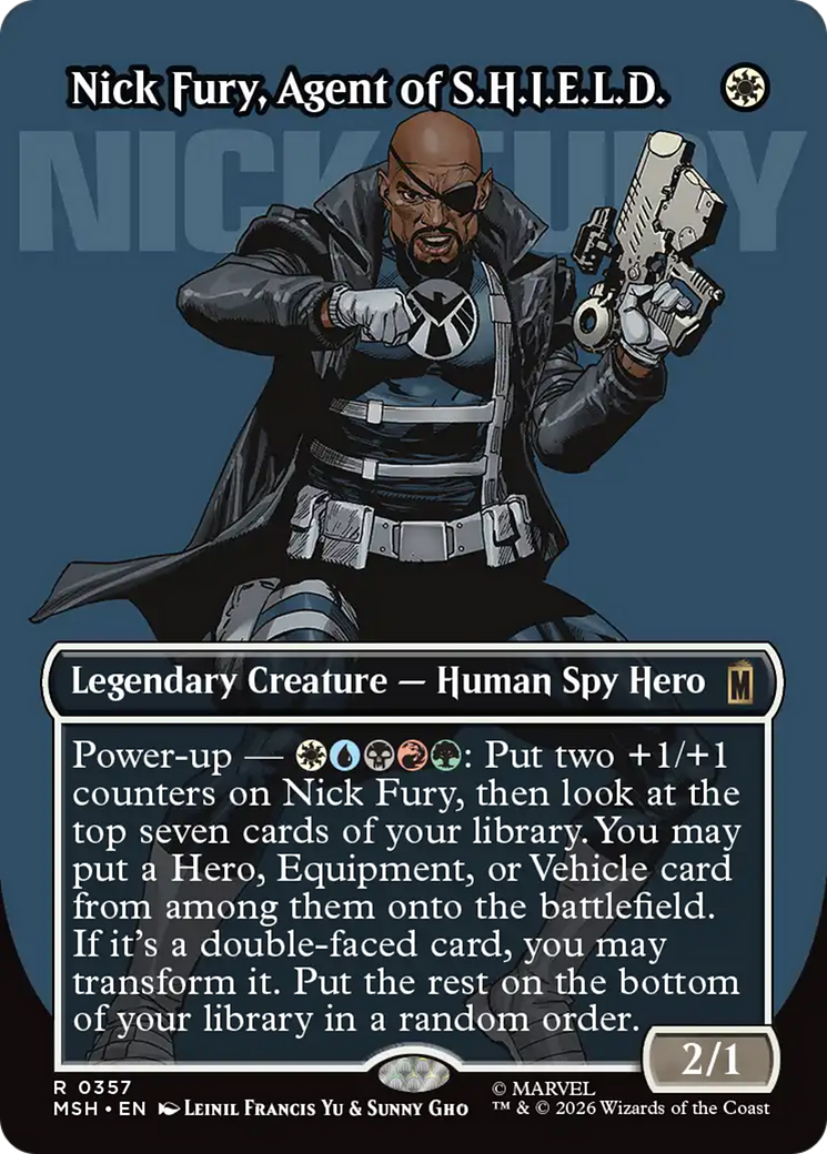 Nick Fury, Agent of S.H.I.E.L.D. (Borderless) (0357) [Marvel Super Heroes] | Chromatic Games