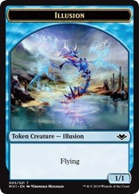 Illusion (005) // Marit Lage (006) Double-Sided Token [Modern Horizons Tokens] | Chromatic Games