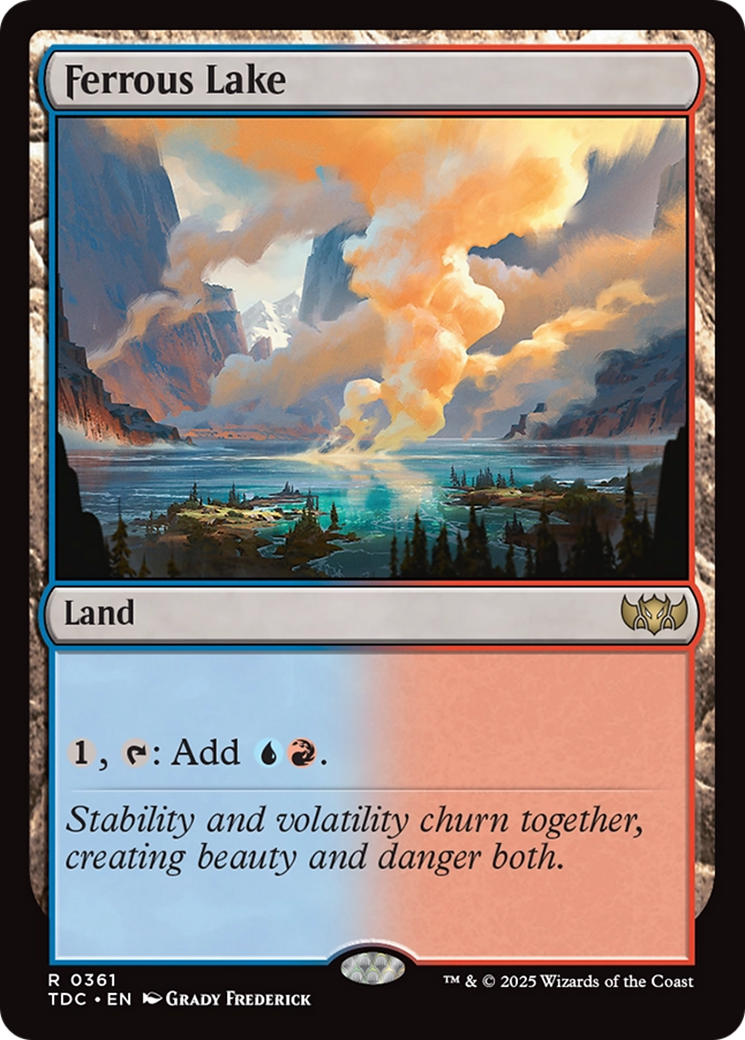 Ferrous Lake [Tarkir: Dragonstorm Commander] | Chromatic Games