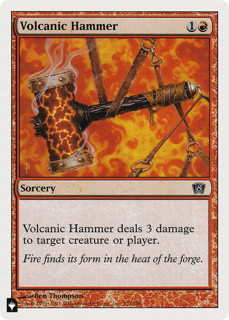 Volcanic Hammer [The List Reprints] | Chromatic Games