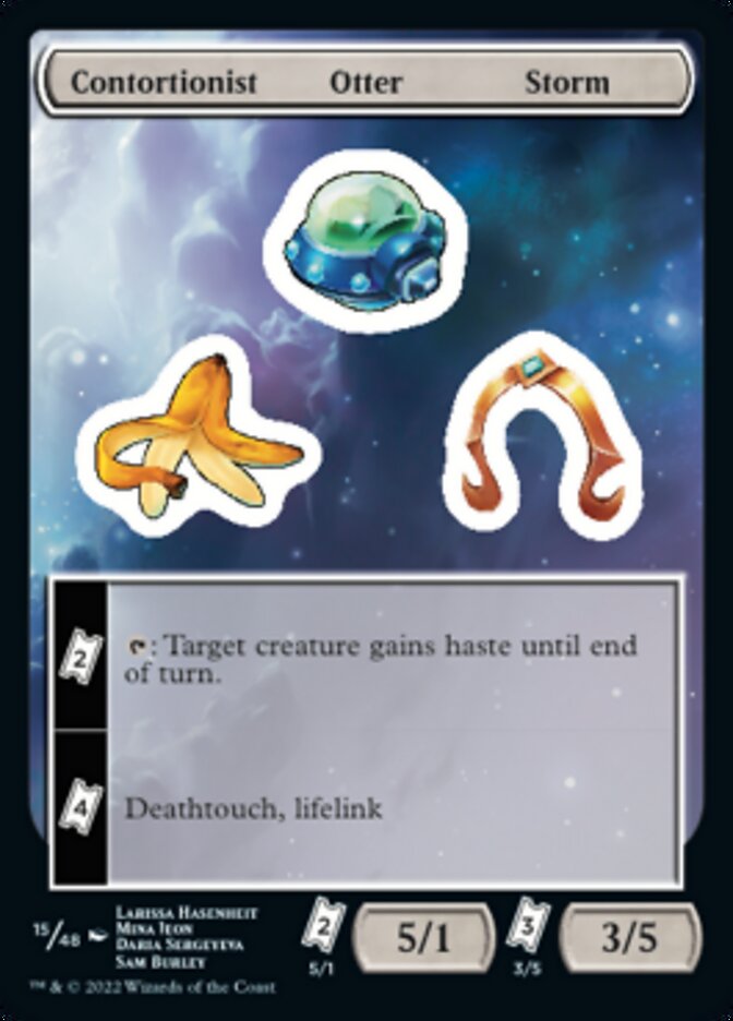 Contortionist Otter Storm [Unfinity Stickers] | Chromatic Games