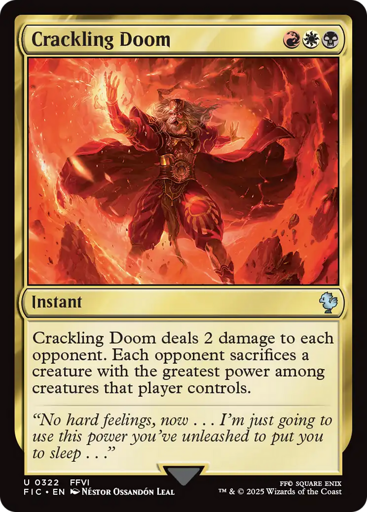 Crackling Doom [FINAL FANTASY Commander] | Chromatic Games