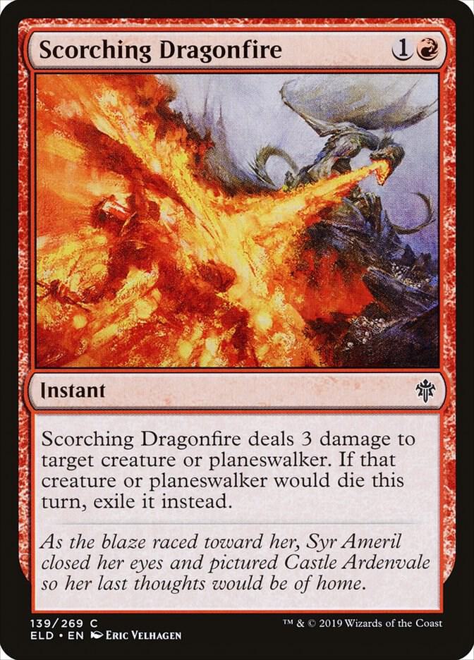 Scorching Dragonfire 139/269 (Throne of Eldraine)  | Chromatic Games