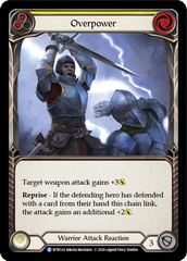 Overpower (Yellow) [U-WTR124] (Welcome to Rathe Unlimited)  Unlimited Normal | Chromatic Games