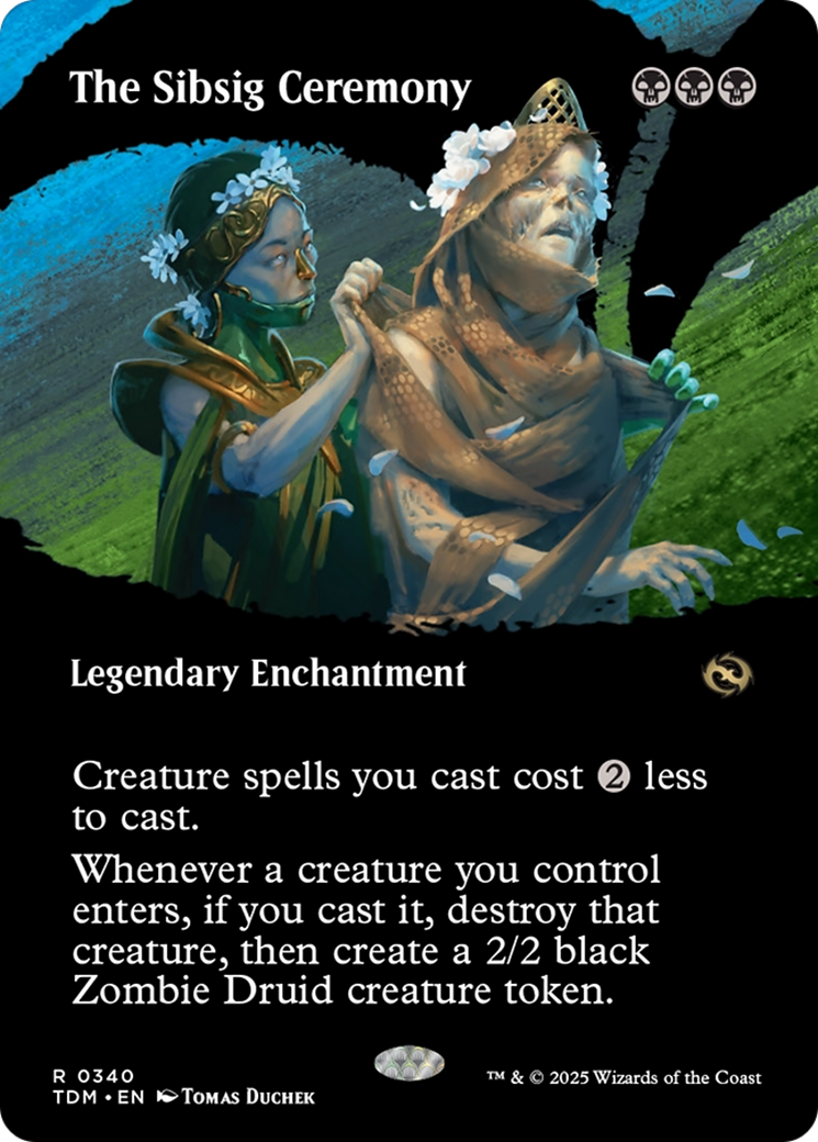The Sibsig Ceremony (Borderless) [Tarkir: Dragonstorm] | Chromatic Games