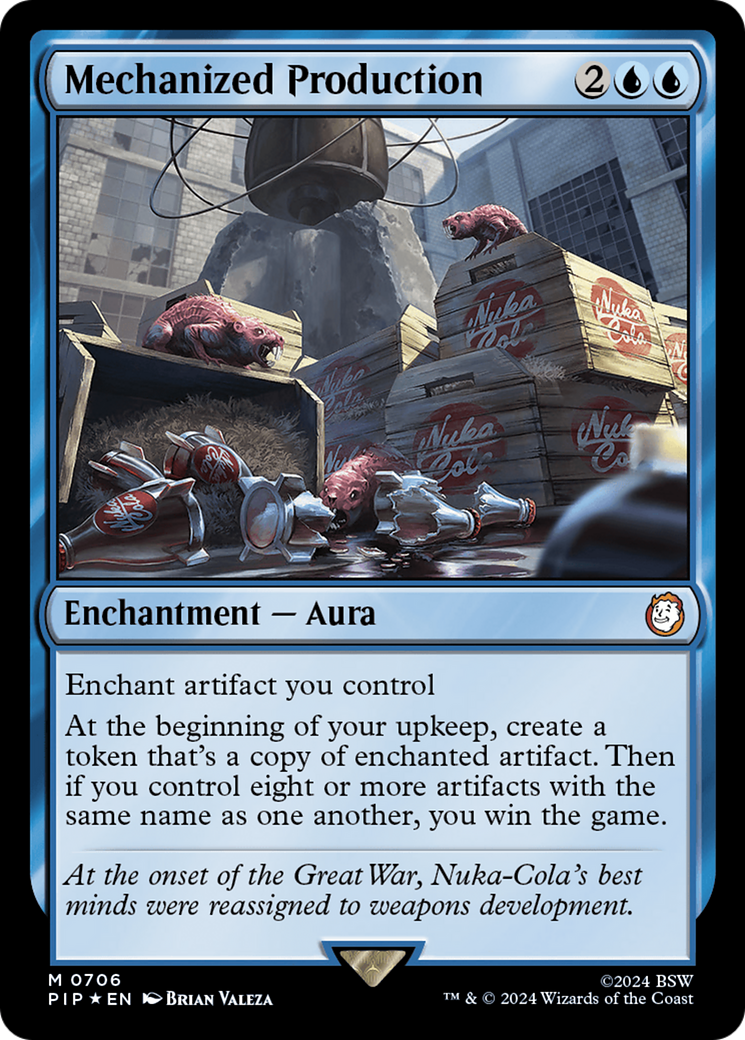 Mechanized Production (Surge Foil) [Fallout] | Chromatic Games