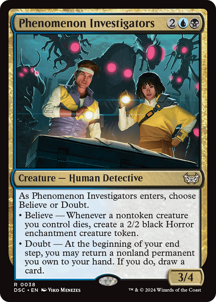 Phenomenon Investigators [Duskmourn: House of Horror Commander] | Chromatic Games