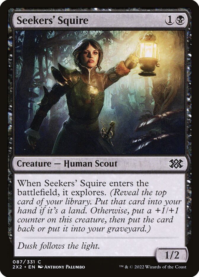 Seekers' Squire 87/331 (Double Masters 2022)  - Foil | Chromatic Games