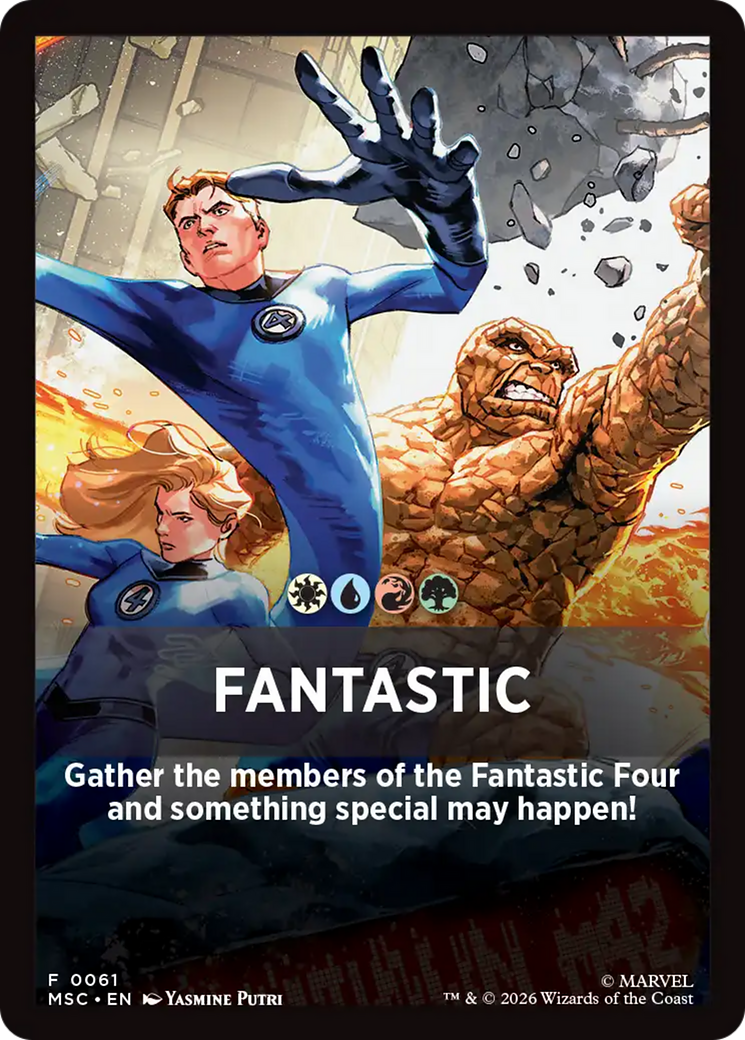 Fantastic Theme Card [Marvel Super Heroes Commander] | Chromatic Games