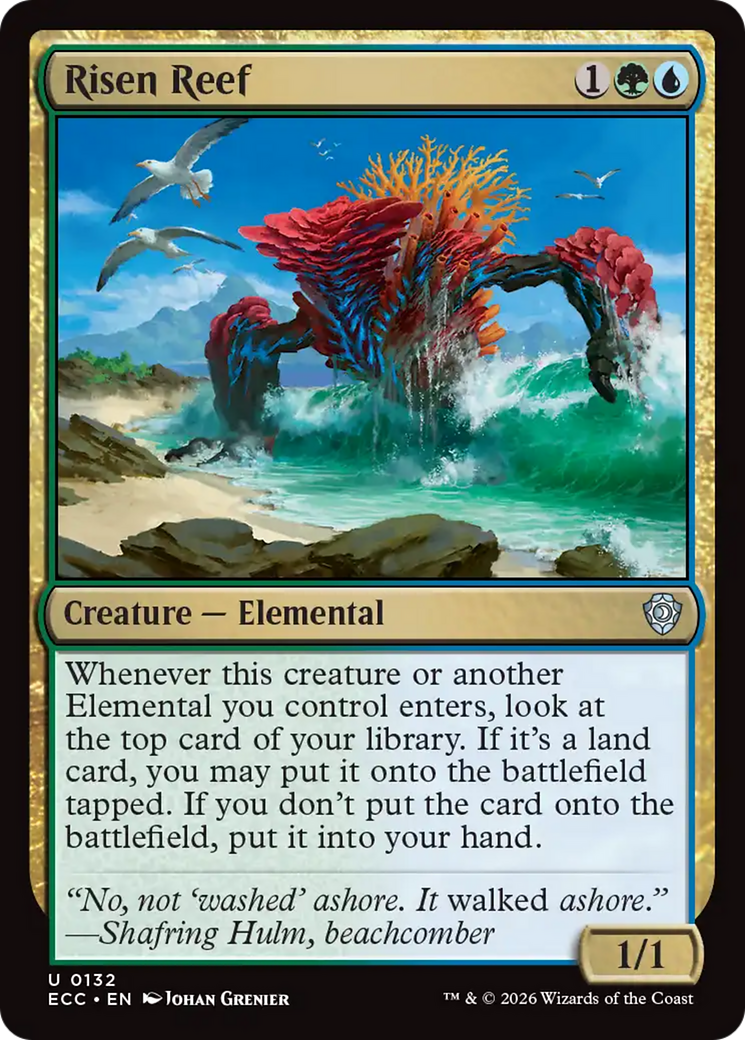 Risen Reef [Lorwyn Eclipsed Commander] | Chromatic Games