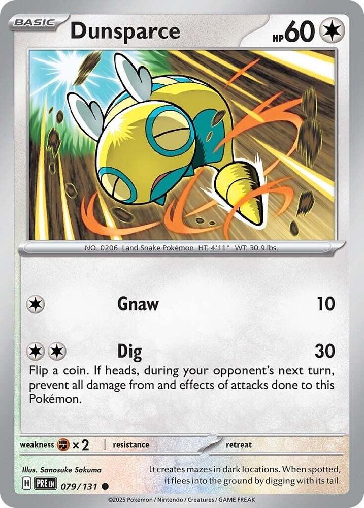 Dunsparce (079/131) [Scarlet & Violet: Prismatic Evolutions] | Chromatic Games