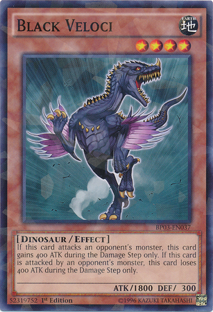 Black Veloci [BP03-EN037] Shatterfoil Rare | Chromatic Games
