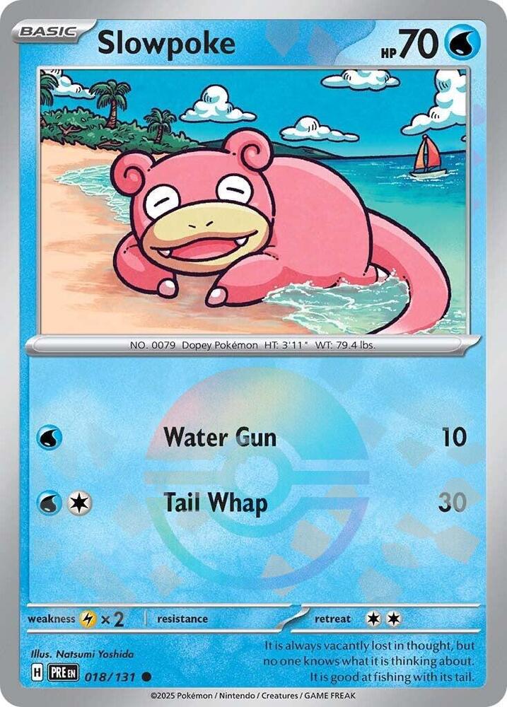 Slowpoke (018/131) (Poke Ball Pattern) [Scarlet & Violet: Prismatic Evolutions] | Chromatic Games