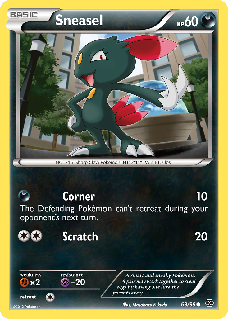 Sneasel (69/99) [Black & White: Next Destinies] | Chromatic Games