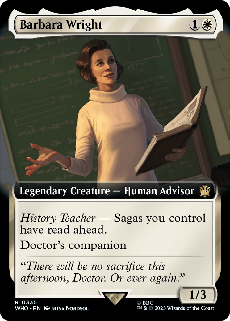 Barbara Wright (Extended Art) [Doctor Who] | Chromatic Games