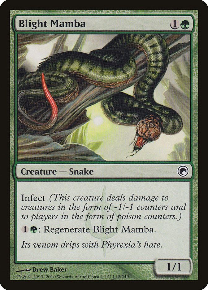 Blight Mamba 112/249 (Scars of Mirrodin)  | Chromatic Games