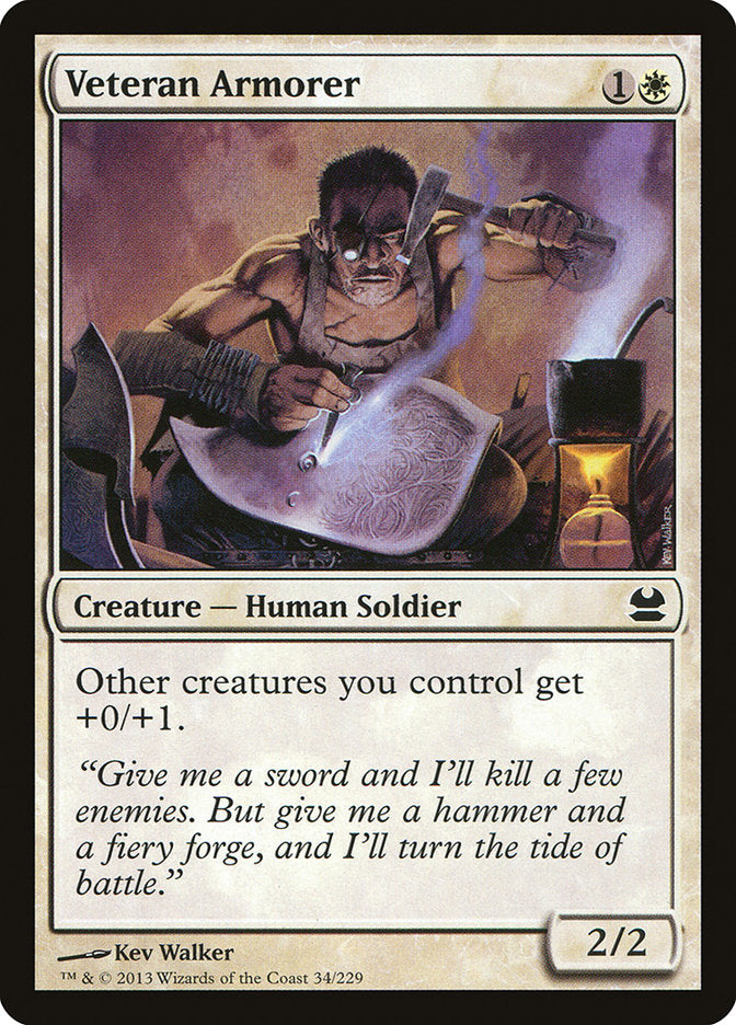 Veteran Armorer 34/229 (Modern Masters)  | Chromatic Games