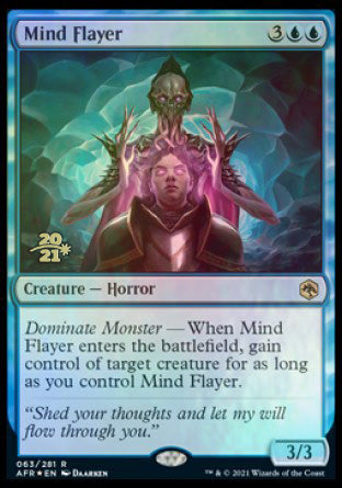 Mind Flayer [Dungeons & Dragons: Adventures in the Forgotten Realms Prerelease Promos] | Chromatic Games