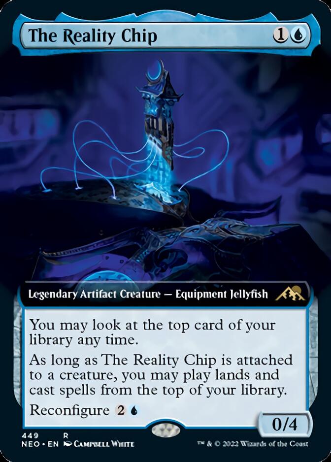 The Reality Chip (Extended Art) [Kamigawa: Neon Dynasty] | Chromatic Games