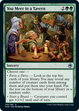 You Meet in a Tavern 215 (Adventures in the Forgotten Realms)  | Chromatic Games