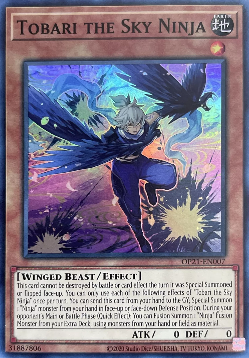 Tobari the Sky Ninja [OP21-EN007] Super Rare | Chromatic Games