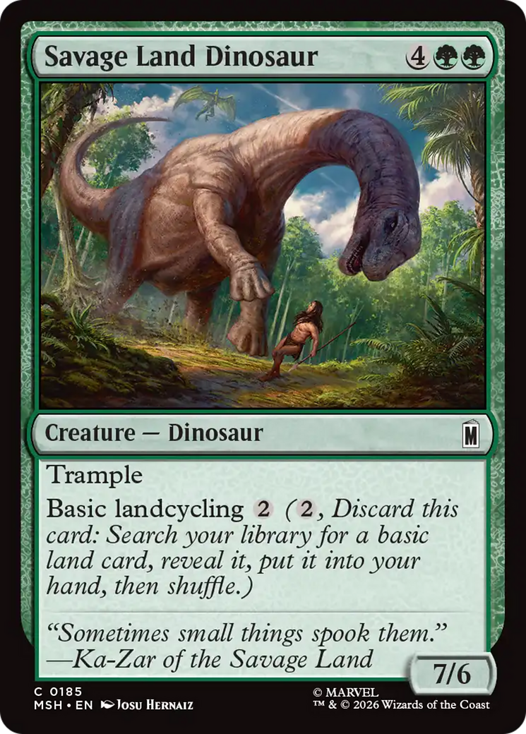 Savage Land Dinosaur [Marvel Super Heroes] | Chromatic Games