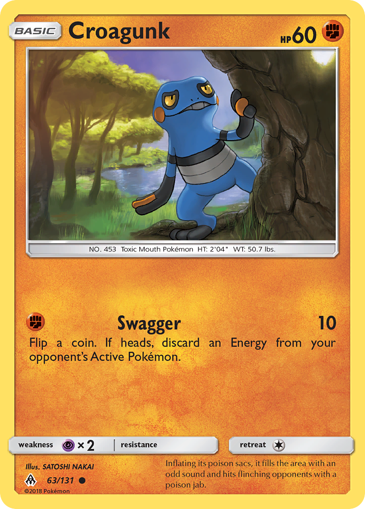 Croagunk (63/131) [Sun & Moon: Forbidden Light] | Chromatic Games