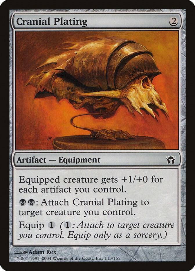 Cranial Plating 113 (Fifth Dawn)  - Foil | Chromatic Games