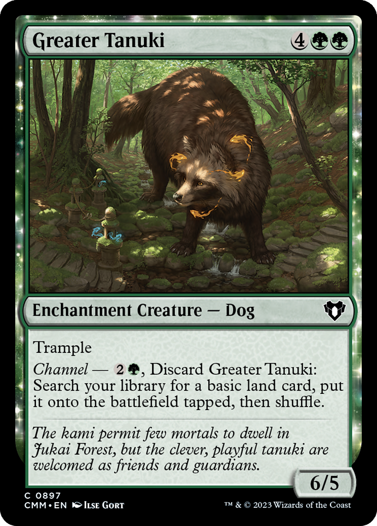 Greater Tanuki [Commander Masters] | Chromatic Games