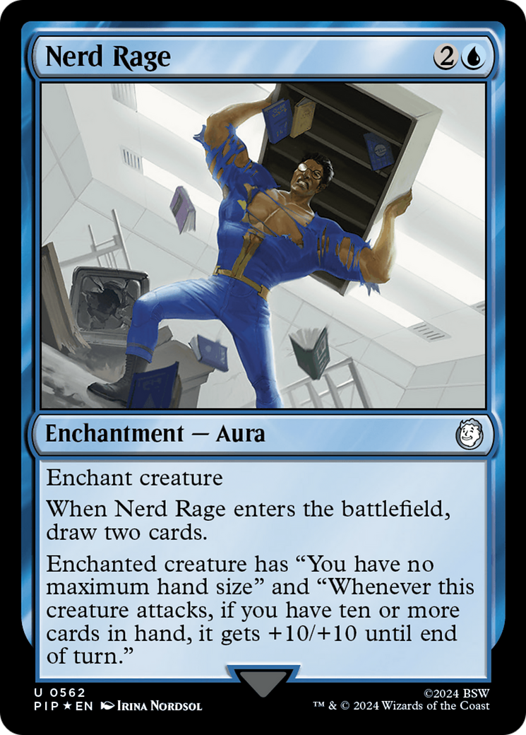 Nerd Rage (Surge Foil) [Fallout] | Chromatic Games