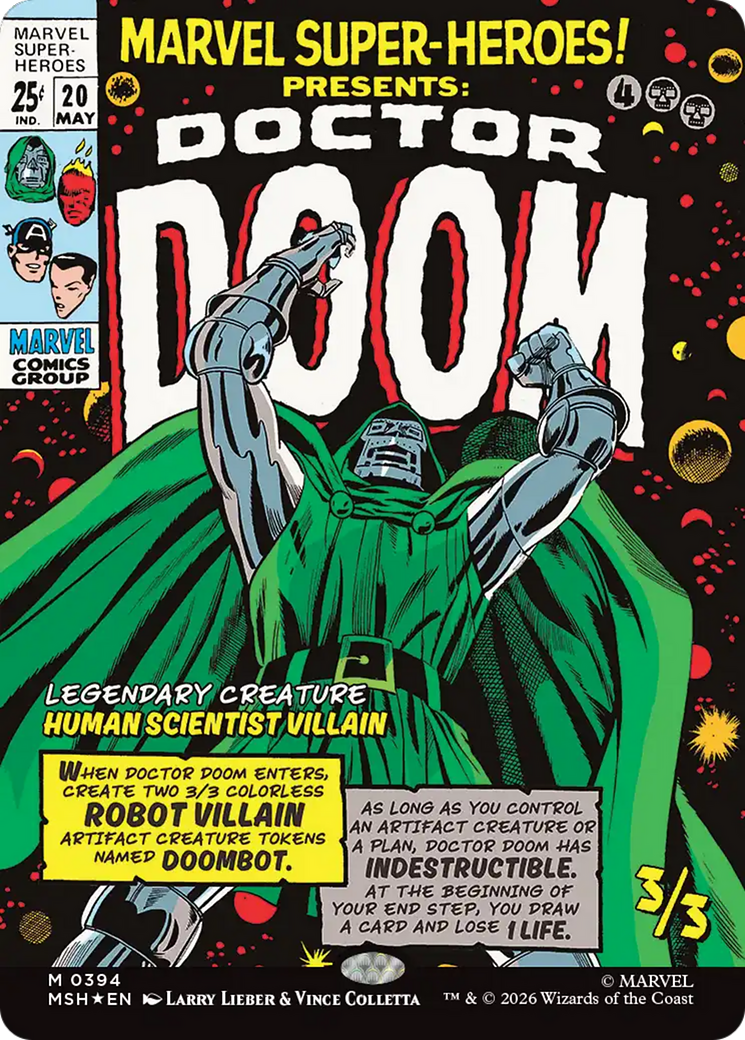 Doctor Doom (Borderless) [Marvel Super Heroes] | Chromatic Games