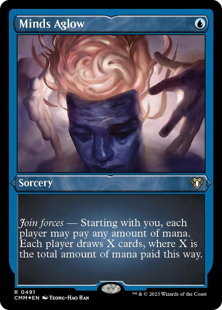 Minds Aglow (Foil Etched) [Commander Masters] | Chromatic Games