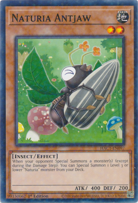 Naturia Antjaw (Duel Terminal) [HAC1-EN097] Common | Chromatic Games