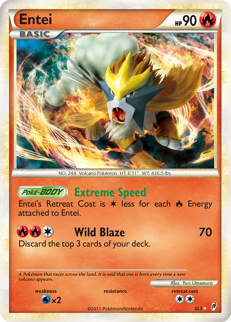 Entei (SL3) [HeartGold & SoulSilver: Call of Legends] | Chromatic Games