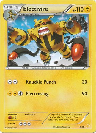 Electivire (4/30) [XY: Trainer Kit 3 - Pikachu Libre] | Chromatic Games