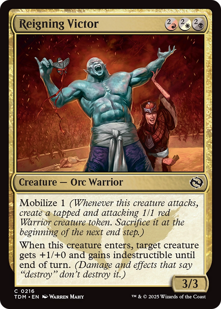 Reigning Victor [Tarkir: Dragonstorm] | Chromatic Games