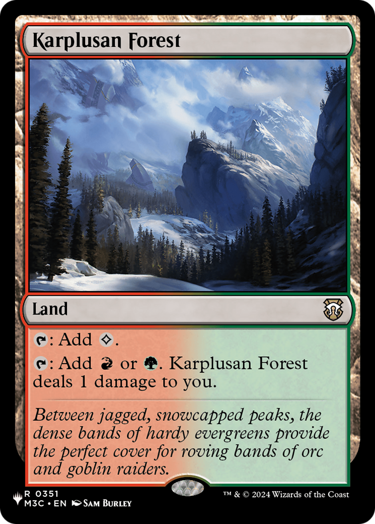 Karplusan Forest (M3C) [The List] | Chromatic Games