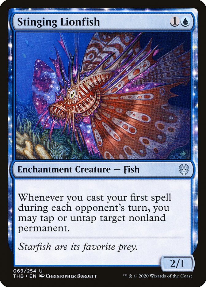 Stinging Lionfish 69/254 (Theros Beyond Death)  | Chromatic Games
