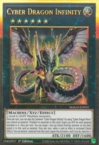 Cyber Dragon Infinity [MAGO-EN033] Gold Rare | Chromatic Games