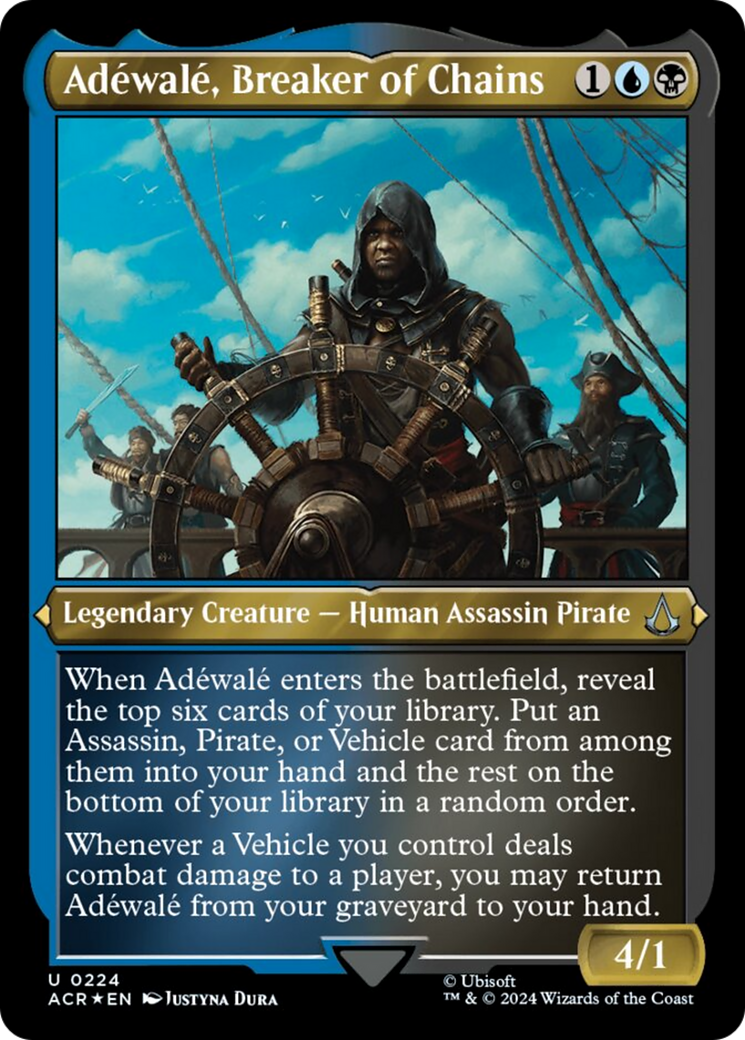 Adewale, Breaker of Chains (Foil Etched) [Assassin's Creed] | Chromatic Games