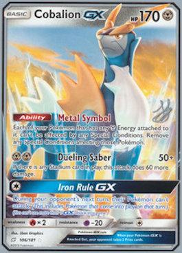 Cobalion GX (106/181) (Perfection - Henry Brand) [World Championships 2019] | Chromatic Games