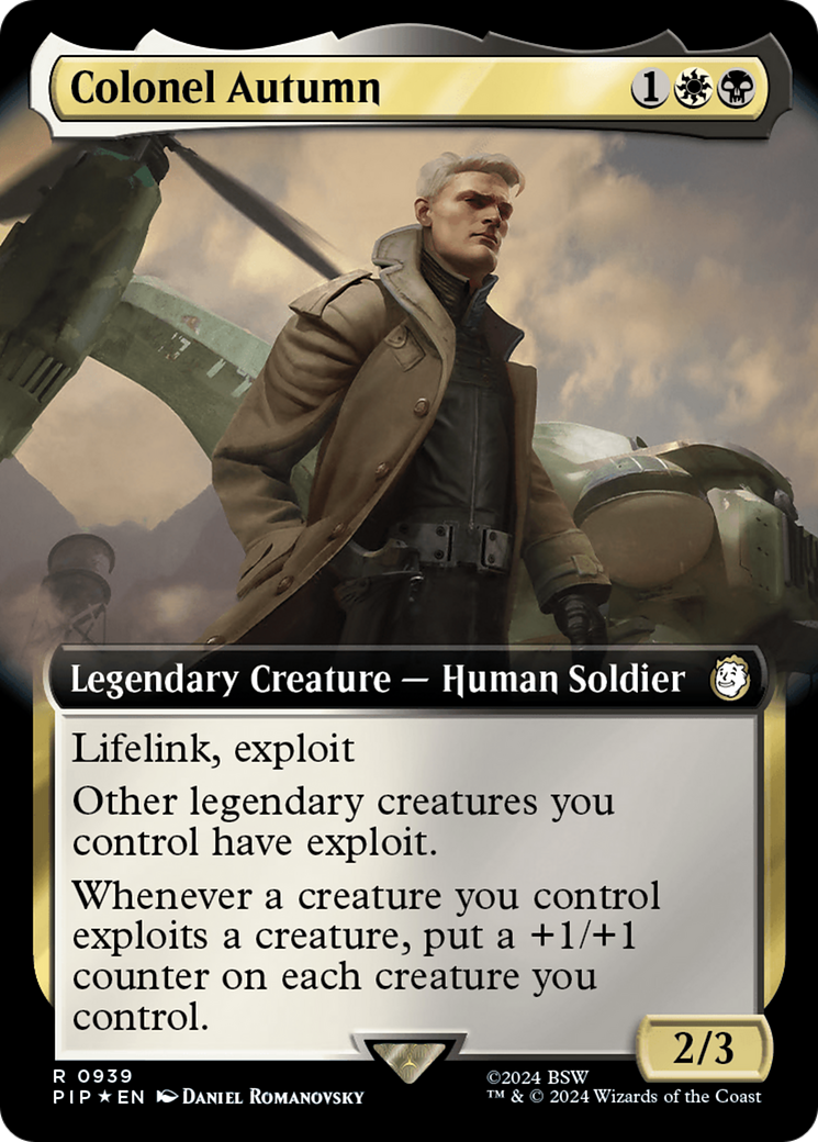 Colonel Autumn (Extended Art) (Surge Foil) [Fallout] | Chromatic Games