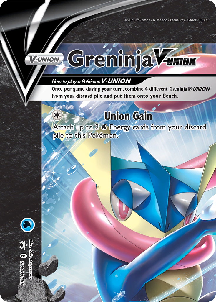 Greninja V-Union (SWSH155) [Sword & Shield: Black Star Promos] | Chromatic Games