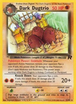 Dark Dugtrio (23/82) [Team Rocket Unlimited] | Chromatic Games