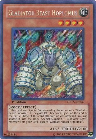 Gladiator Beast Hoplomus [LCGX-EN239] Secret Rare | Chromatic Games