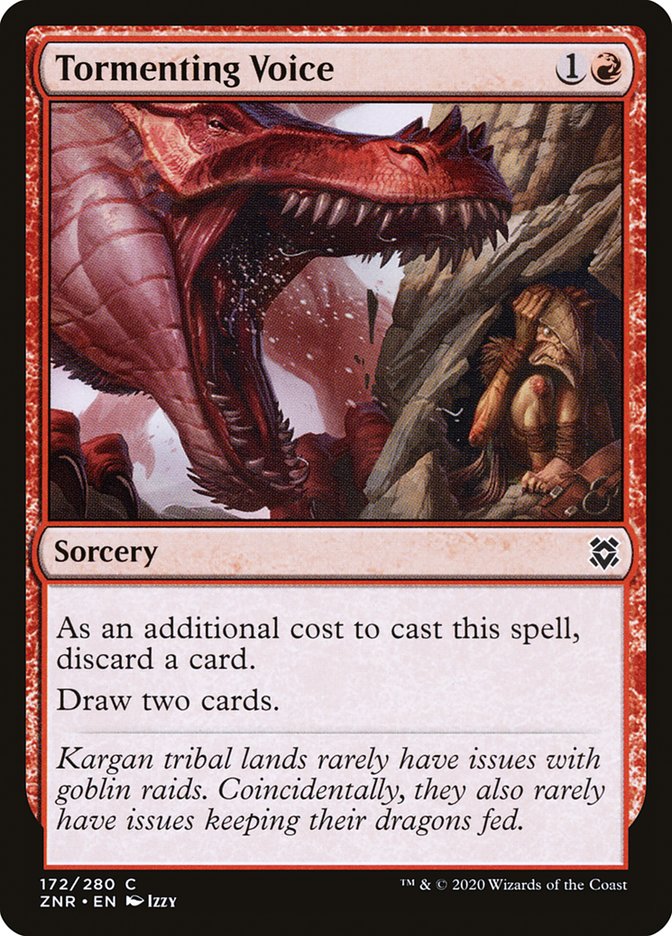 Tormenting Voice 172/280 (Zendikar Rising)  | Chromatic Games