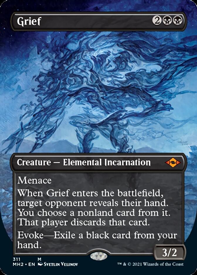 Grief (Borderless Alternate Art) [Modern Horizons 2] | Chromatic Games